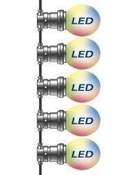 Prikkabel met LED lampen (20 meter)  € 15,00