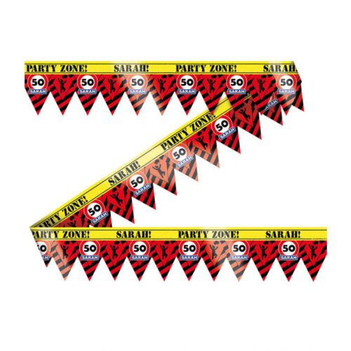 Party tape - afzetlint - 50 jaar - 7033017