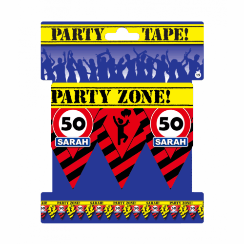 Party tape - afzetlint - 50 jaar - 7033017 - Afbeelding 2