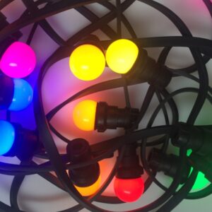 Prikkabel met LED lampen (20 meter)  € 15,00